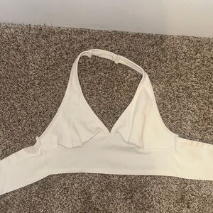 Altar'd State White Halter Crop Top